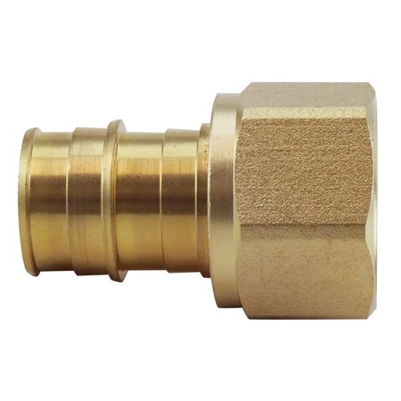 APOLLO EXPANSION PEX 3/4 in. Brass PEX-A Expansion Barb x 3/4 in. FNPT Female Swivel Adapter EPXFA34S